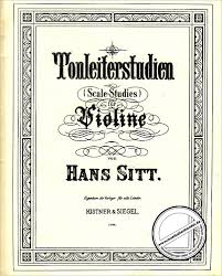 Tonleiterstudien - von Sitt Hans - KIST 7100 - Noten