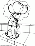 Puppy coloring page