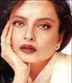 Rekha 20 yrs ago (above) and