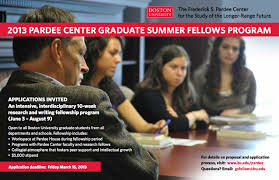 Summer Fellows Poster High Res copy The Pardee Graduate Summer Fellows Program offers graduate students from across Boston University an opportunity for ... - Summer-Fellows-Poster-High-Res-copy