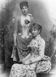 Princess Louise (standing) and her sister Crownprincess Stéphanie ... - princess_louise_standing_an