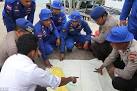 Indonesian warship is sent to test oil spills in sea where.