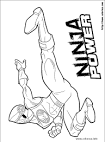 Power Rangers coloring page