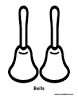 Percussion coloring page