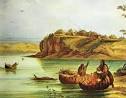 File:Mandan Bull Boats and Lodges- George Catlin.jpg - Wikipedia ...