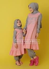 Koleksi Baju Muslim Trendy Pasangan Ibu dan Anak Perempuan Terbaru ...