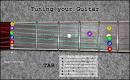 Tuning guitar using 5th Fret Method