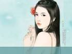 Pure Innocent Girl - Beautiful Chinese Girl Painting Wallpaper 15 - Art_paintings_of_sweet_girls_b823