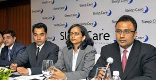 Business Line Vamsi Maddipatla (right), President of Sleepcare Solutions, with Dr Lavanya Gali, Medical Director of Sleepcare Solutions, Prashanth Koirala, ... - BL28_24_SLEEP_372158f