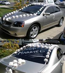 Nice Wedding Car Decoration
