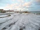 Winter in the Car Park, Ballyhornan. Ice has taken a firm grip on the car - via Daymix