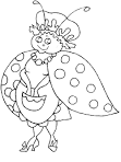 Ladybugs Coloring Pages