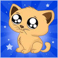 How to Draw an Anime Cartoon Kitty, Step by Step, anime animals ... 
