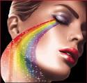 Shining Rainbow Girl Graphic