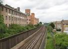 The DLR follows the route of the former North London Railway here, swinging - via Daymix