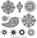 Indian Designs Stock Vector 10342045 : Shutterstock