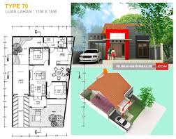 Konsep Desain Denah Rumah Minimalis Type 36 | Desain Rumah Etnik 2016