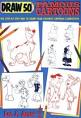 how to draw 50 cartoon characters
