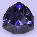 1.83 ct Rich Violet Blue Benitoite - Bijoux Extraordinaire