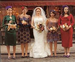 Mismatched Bridesmaid Dresses in Fall?? :  wedding bridesmaid dress fall autumn mismatched Images?q=tbn:ANd9GcR9 PoRsSZDeGKeLygBtOuge3 5MYLxYwvyHxAyZD1A9baITgepnw