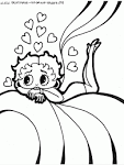 Betty Boop coloring page
