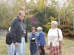 Foreground: Harry Huntoon and Cathy Beals. Middle background: Susan Huntoon and Roberta Callum. (Photograph by Allan Abrahamse) - October2000-Image2
