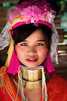 A Kayan “Long Neck” Tribe Girl