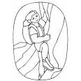 Rock Climbing coloring page