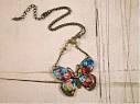 Colorful Butterfly Necklace | FaveCrafts.