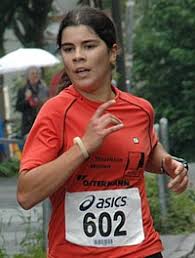 Angela Mancini (PV, Foto) ist schnellste in Altersklasse WJB. Angela Mancini, PV Triathlon Witten, 05/2007. Foto-Galerie Wittener Ergebnisse