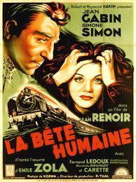 Henri Faivre, La Bête humaine , 1938, de Jean Renoir Affiche 120 x 160 cm, ressortie - jgab_bete-humaine_