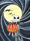 Jack Skellington, Crystal Rose, SciFi Fantasy Art
