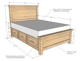 Ana White | Build a Farmhouse Storage Bed with Storage Drawers ...