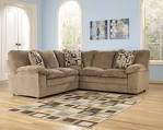 MM Furniture Renick Brown Sectional RAF Loveseat with LAF Sofa