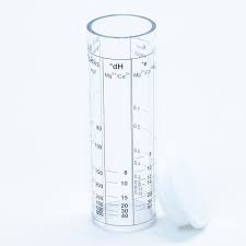 Plastic shaker tube, graduated 30 ml, with lid - Lovibond