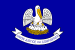 State flag of Louisiana free - via Daymix