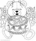 Birthday coloring page
