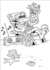 Garfield coloring page