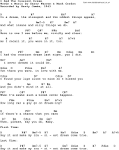 Song lyrics with guitar chords for I Had The Craziest Dream ...
