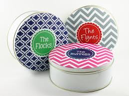 Personalized Cookie Tin - Mad For Monograms