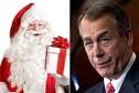 Boehner Gets More Than 2,000 Lumps of Coal for Christmas - FE_DA_121226boehner-santa425x283