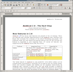 AbiWord: Screenshots