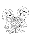 Dog coloring page