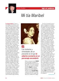 18-MI-TIA-MARIBEL/BY-Javier Puebla/Columnas periodísticas Cambio16 ... - 2152-Cambio16-MiTiaMaribel
