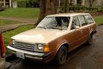 OLD PARKED CARS.: 1981 Ford Escort L Wagon.
