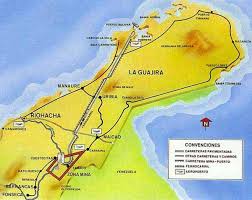 Mapa del complejo El Cerrejón