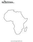 Africa coloring page