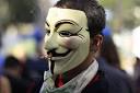 of the Guy Fawkes masks