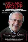 An Evening with Richard Wolff: The Problem is Capitalism, the Solution is ... - richard_wolff_poster