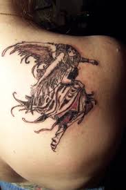 Angel Fantasy Tattoo Design